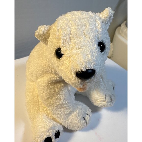 Aurora Polar Bear Plush Toy 5" Soft & Cuddly Stuffed Animal - Picture 7 of 10